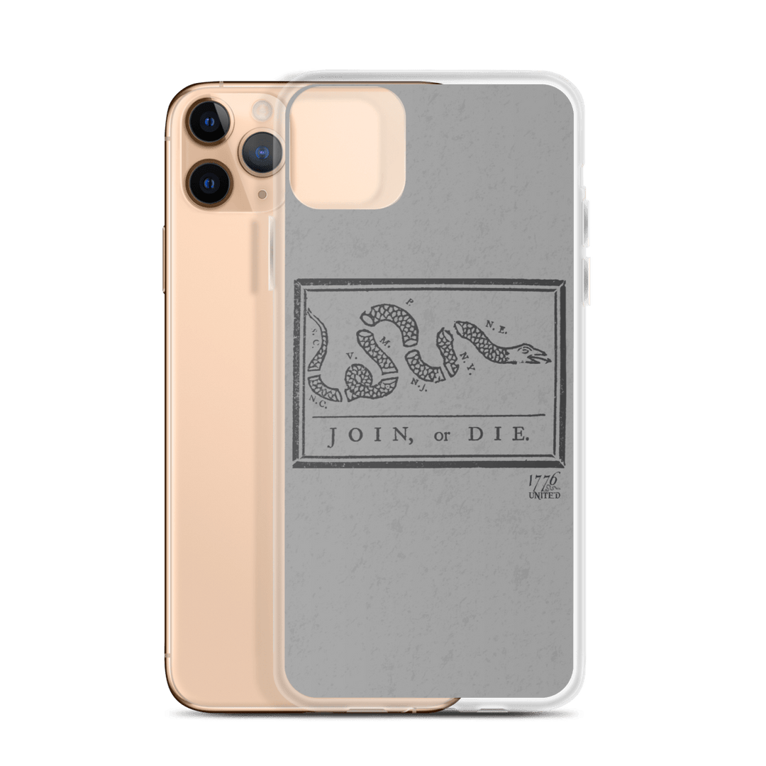 Join or Die iPhone Case - 1776 United