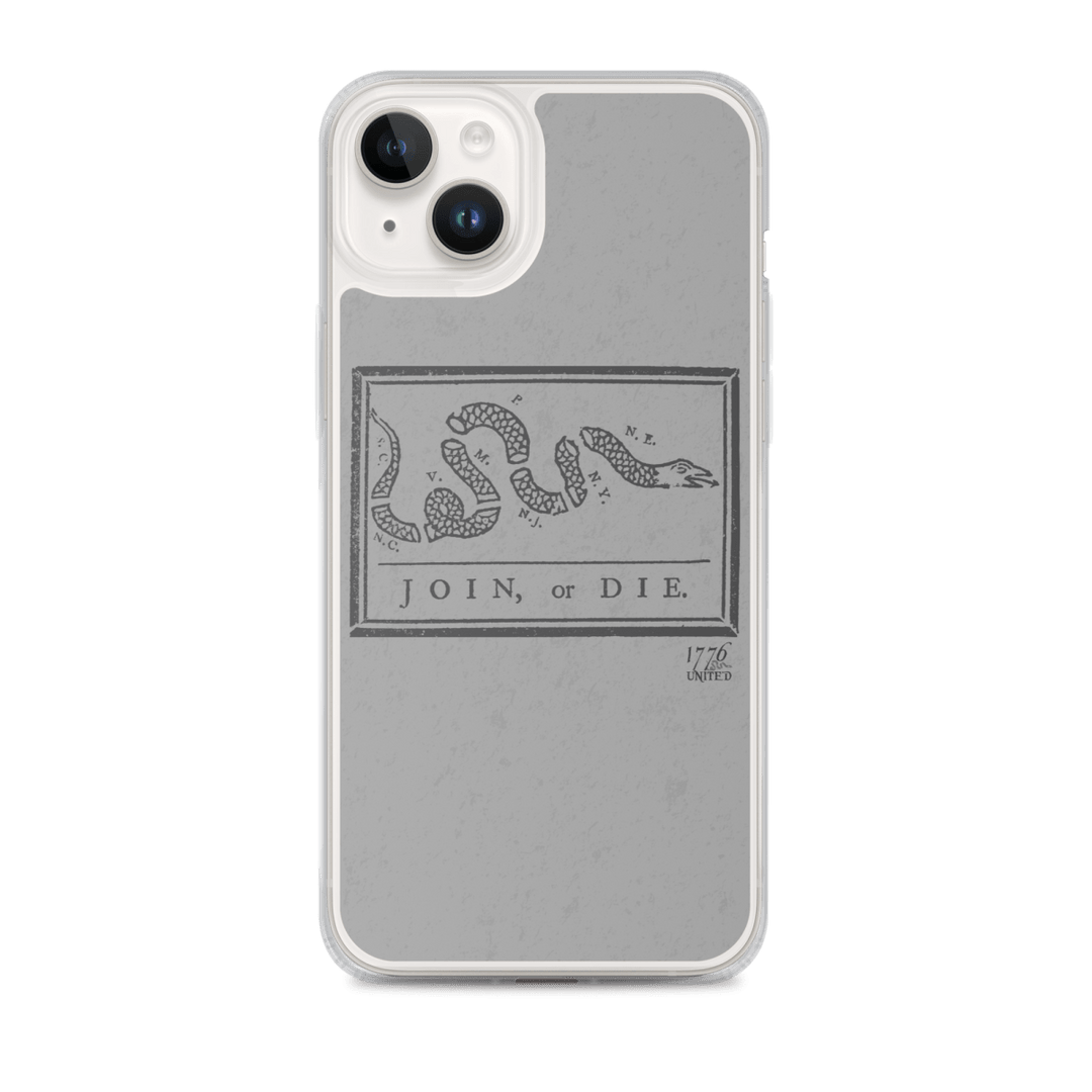 Join or Die iPhone Case - 1776 United