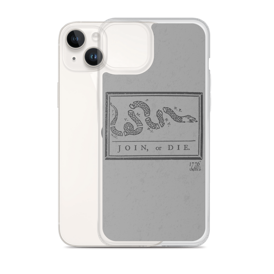 Join or Die iPhone Case - 1776 United