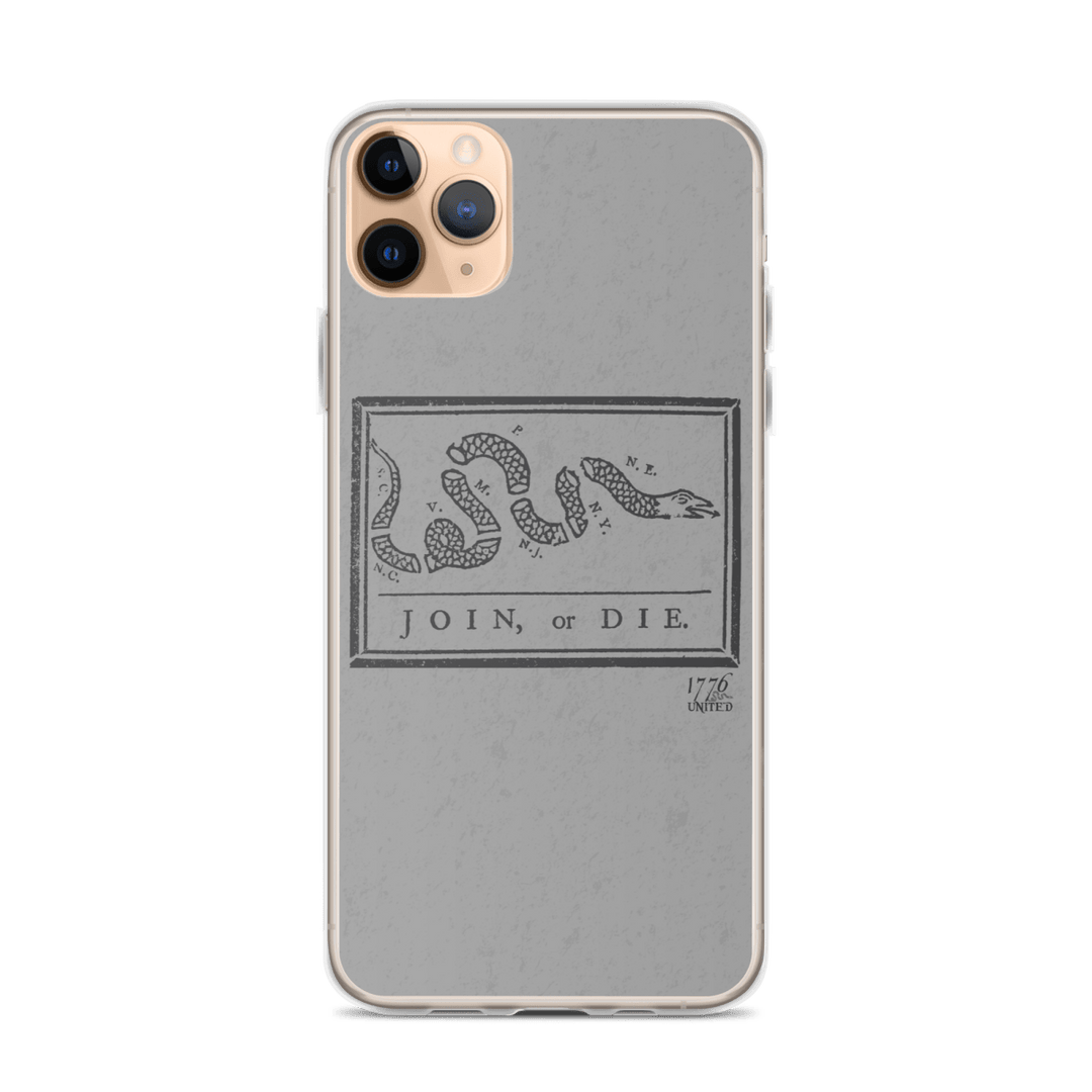 Join or Die iPhone Case - 1776 United