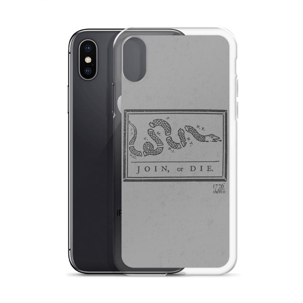 Join or Die iPhone Case - 1776 United