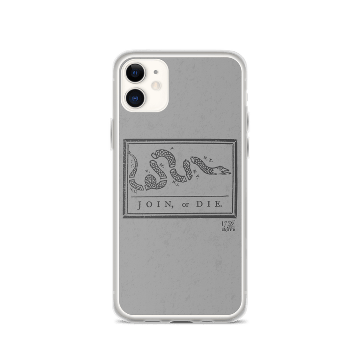 Join or Die iPhone Case - 1776 United