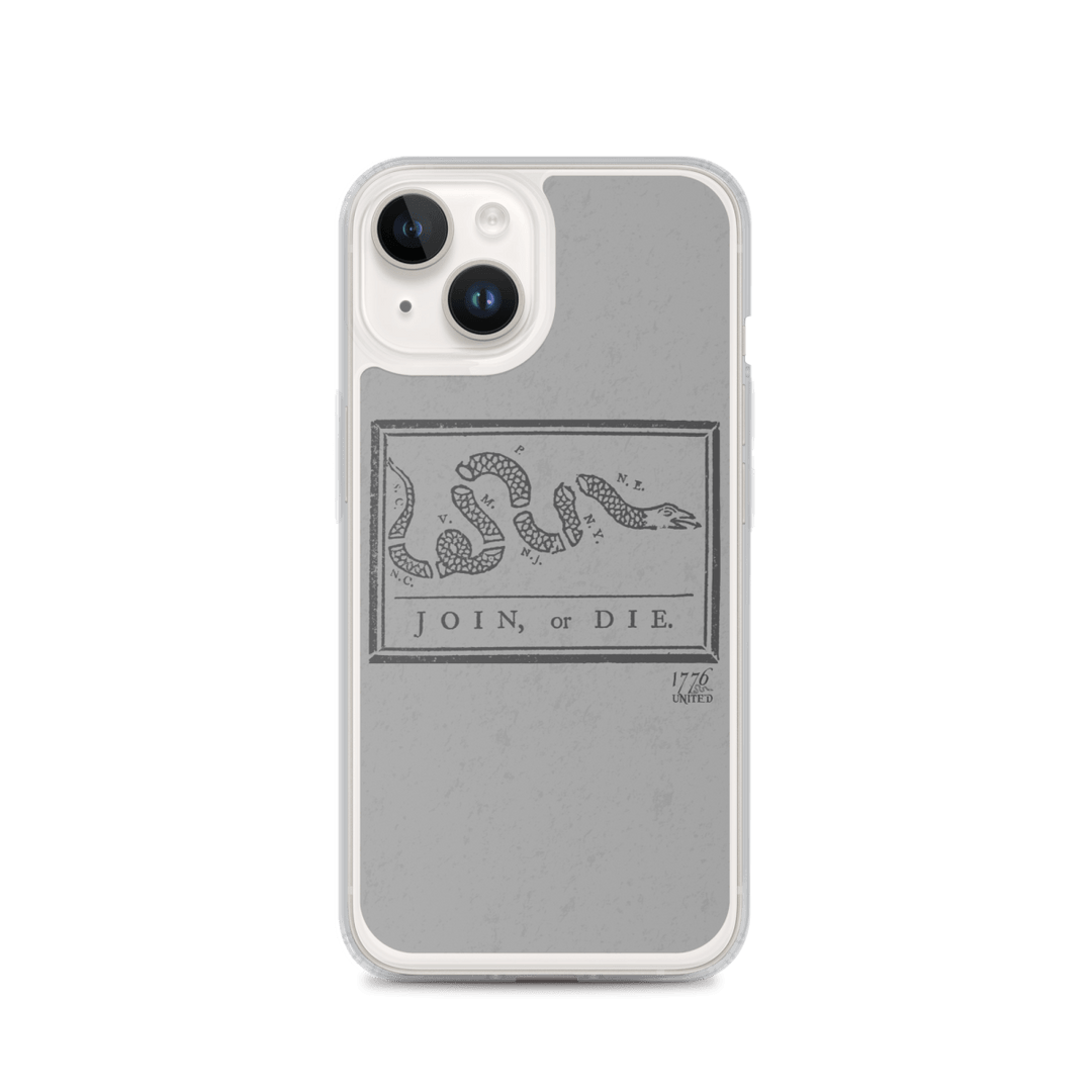 Join or Die iPhone Case - 1776 United