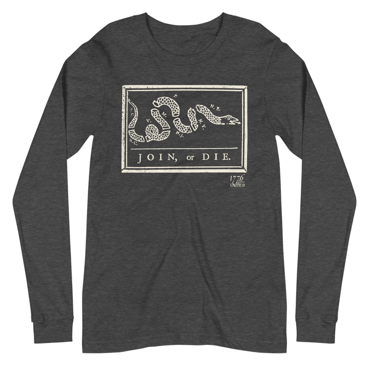 Join or Die Long Sleeve Tee - 1776 United