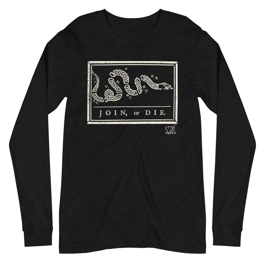 Join or Die Long Sleeve Tee - 1776 United