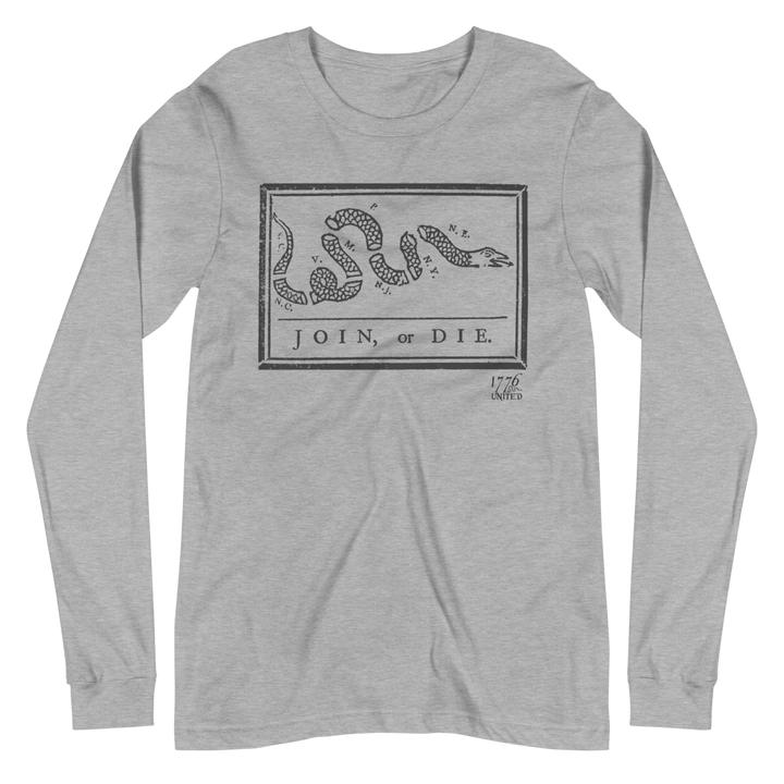 Join or Die Long Sleeve Tee - 1776 United