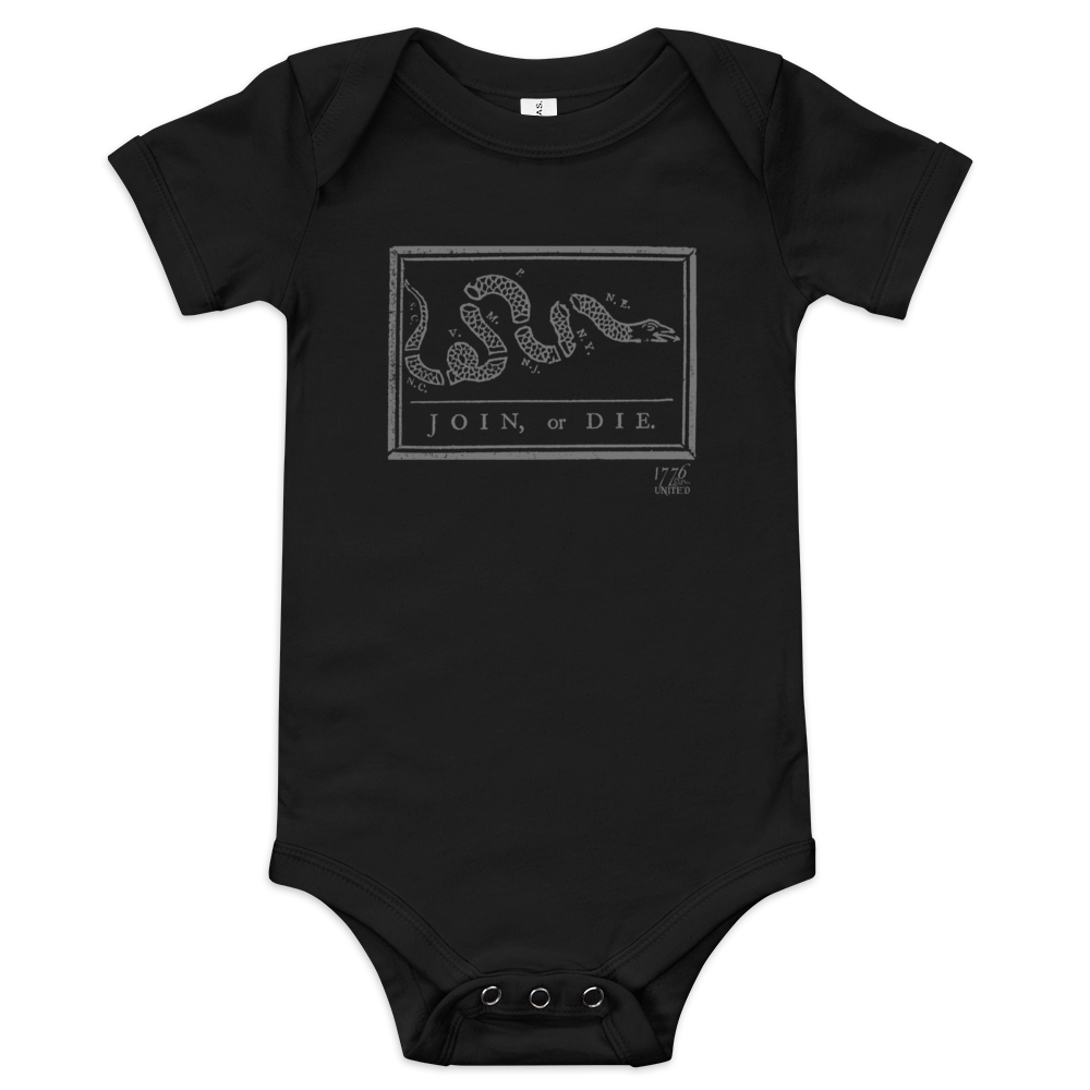 Join or Die - Onesie - Blacked Out (LIMITED) - 1776 United