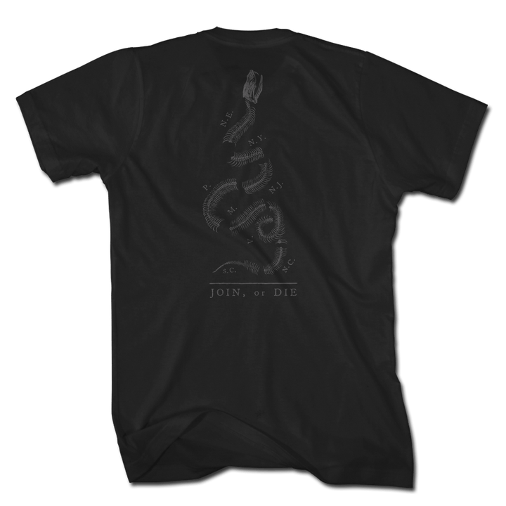 Join or Die Skeleton - Blacked Out (LIMITED) - 1776 United