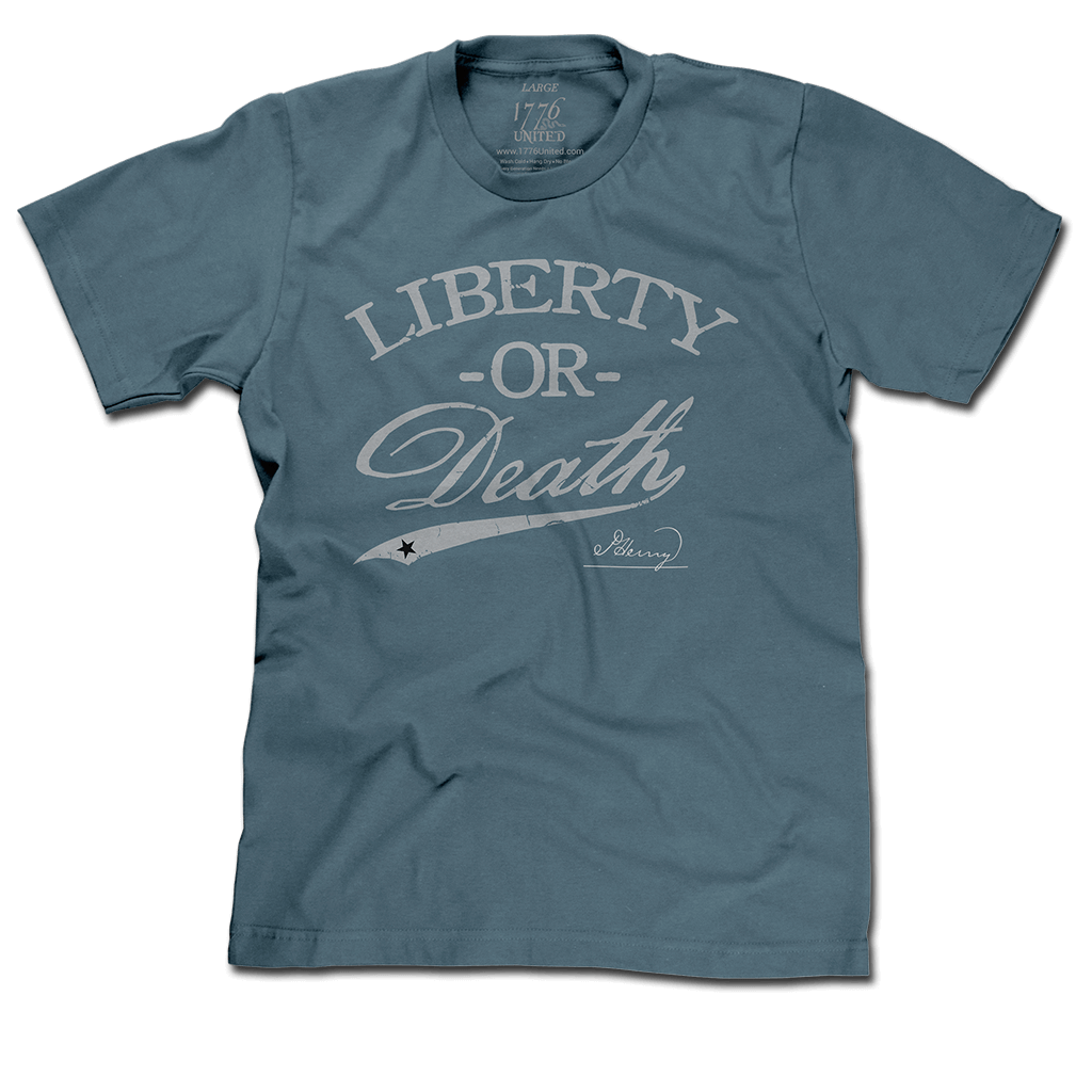Liberty Or Death Shirt - Indigo - 1776 United