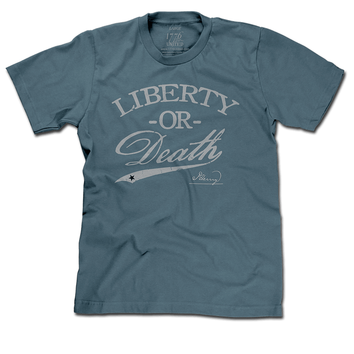 Liberty Or Death Shirt - Indigo - 1776 United