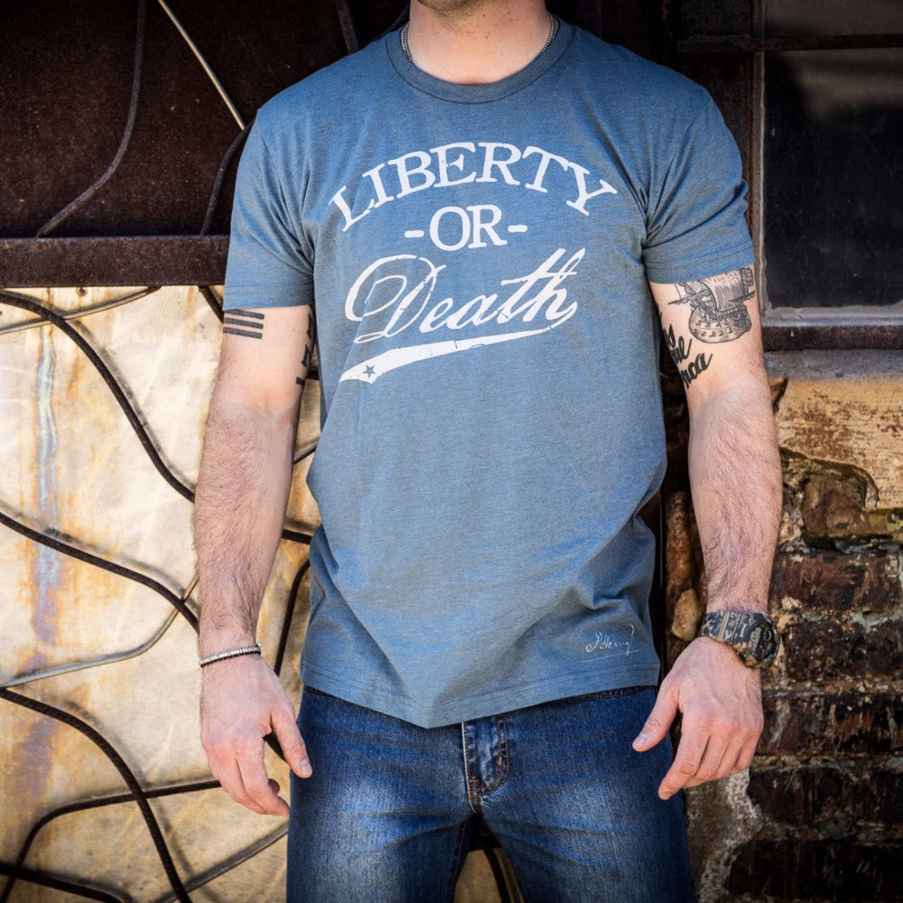 Liberty Or Death Shirt - Indigo