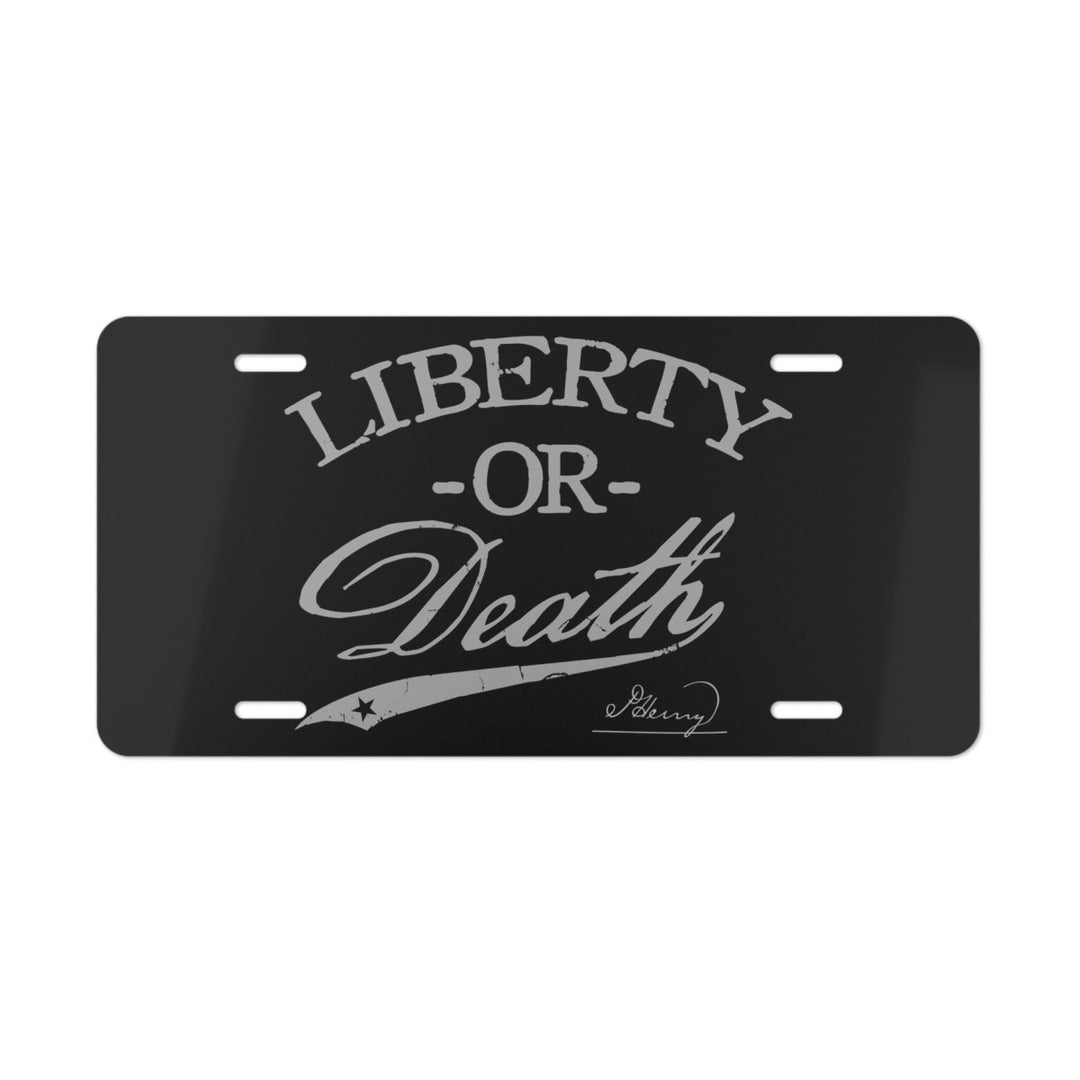 Vanity plate