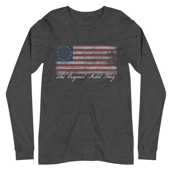 Original Rebel Flag Long Sleeve Tee - 1776 United