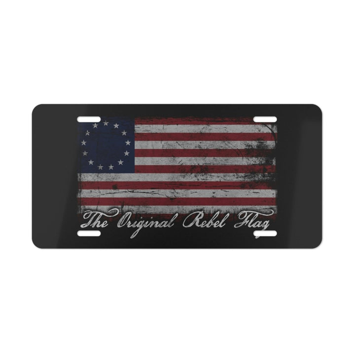 Original Rebel Flag Vanity Plate - 1776 United