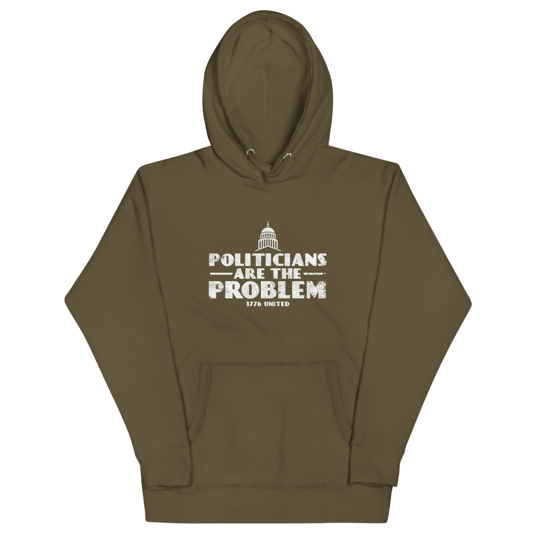 Politicians Are The Problem Hoodie - Women's - 1776 United