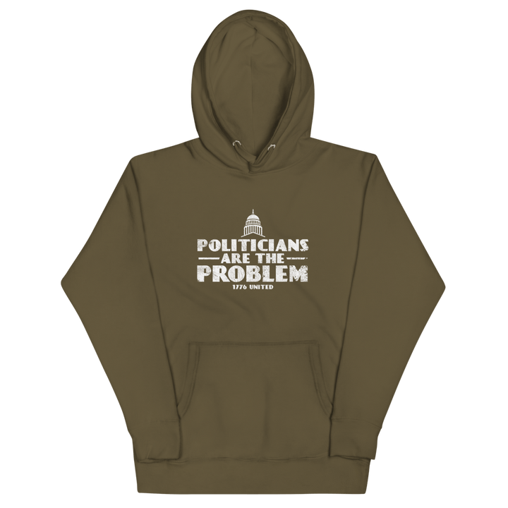 Politicians Are The Problem Hoodie - Women's - 1776 United