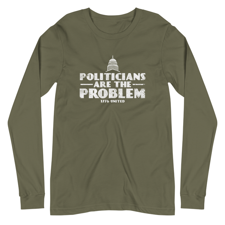 Politicians Are The Problem Long Sleeve Tee - Women's - 1776 United