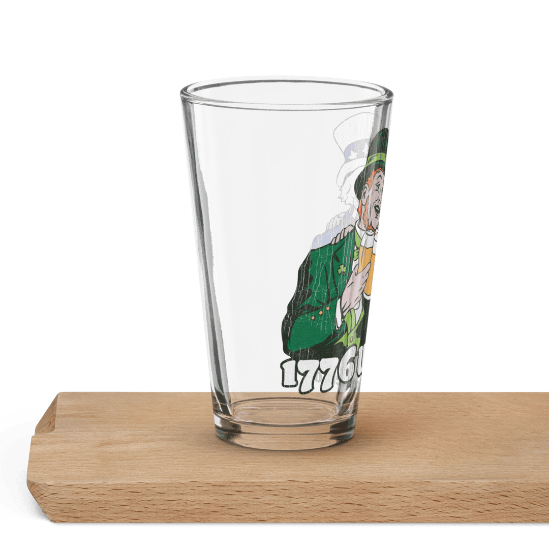 St. Paddy Uncle Sam Shaker pint glass - 1776 United