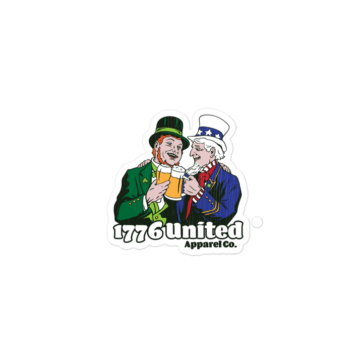 St. Paddy Uncle Sam Sticker - 1776 United