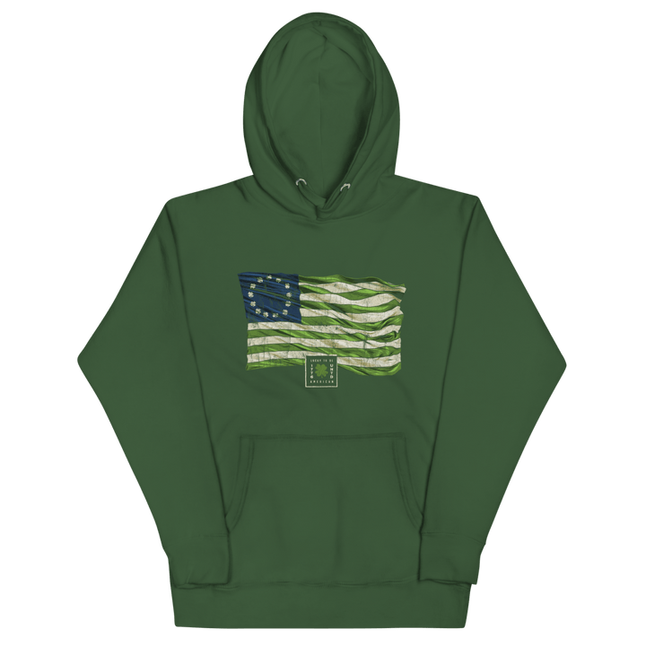 St. Paddy's Betsy Ross Flag Hoodie - 1776 United