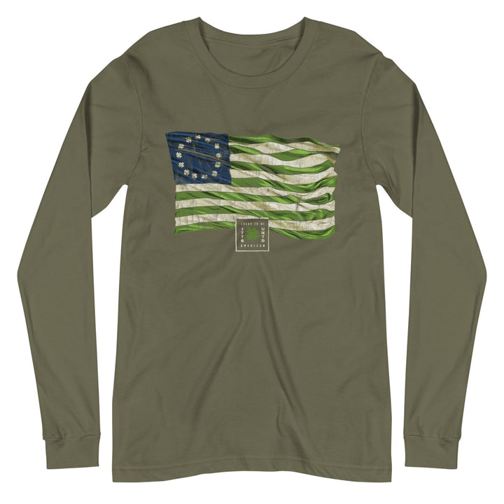 St. Paddy's Betsy Ross Flag Long Sleeve Tee - Women's - 1776 United