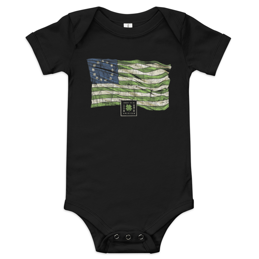 St. Paddy's Betsy Ross Flag - Onesie - 1776 United