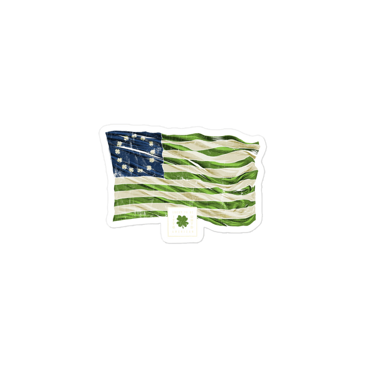 St. Paddy's Betsy Ross Flag Sticker - 1776 United