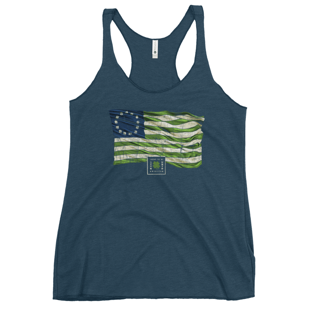 St. Paddy's Betsy Ross Flag - Women's Tank - 1776 United