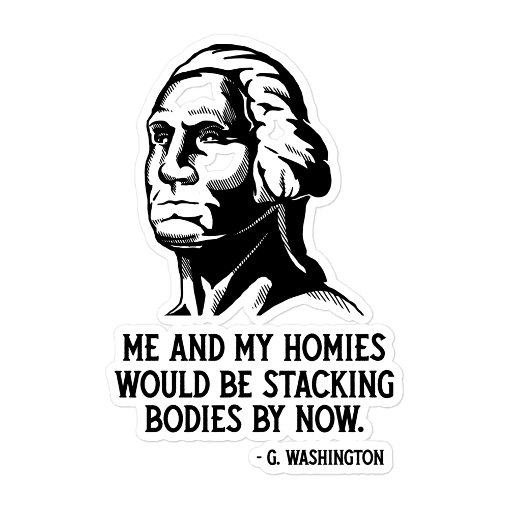 Stacking Bodies Sticker - 1776 United