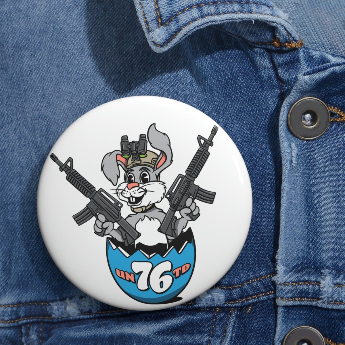 Tactical Bunny Button – 1776 United