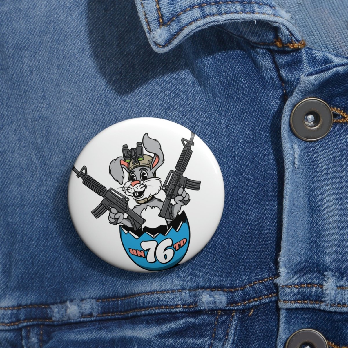 Tactical Bunny Button – 1776 United