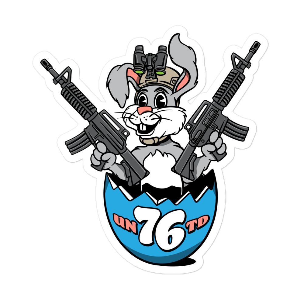 Tactical Bunny Sticker - 1776 United