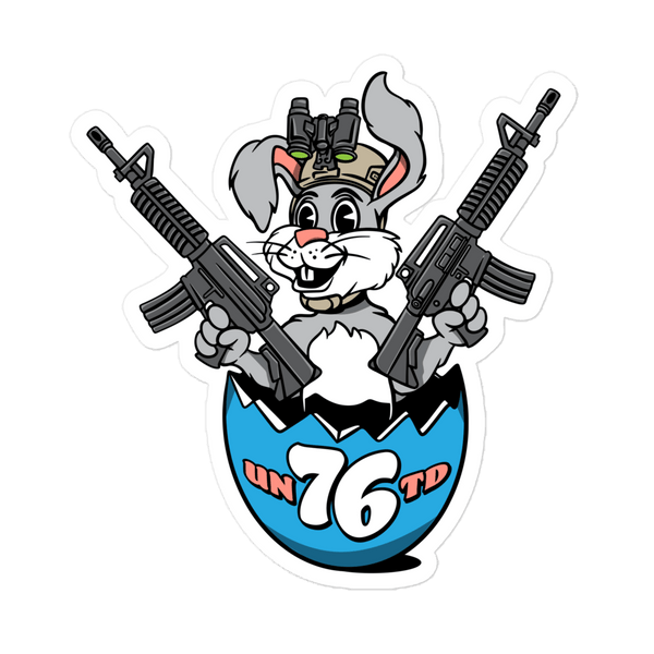 Rabbit Stickerᕱᘏ ゛専用 REW New Zealand Rabbit Sticker, White New Zealand Bunny