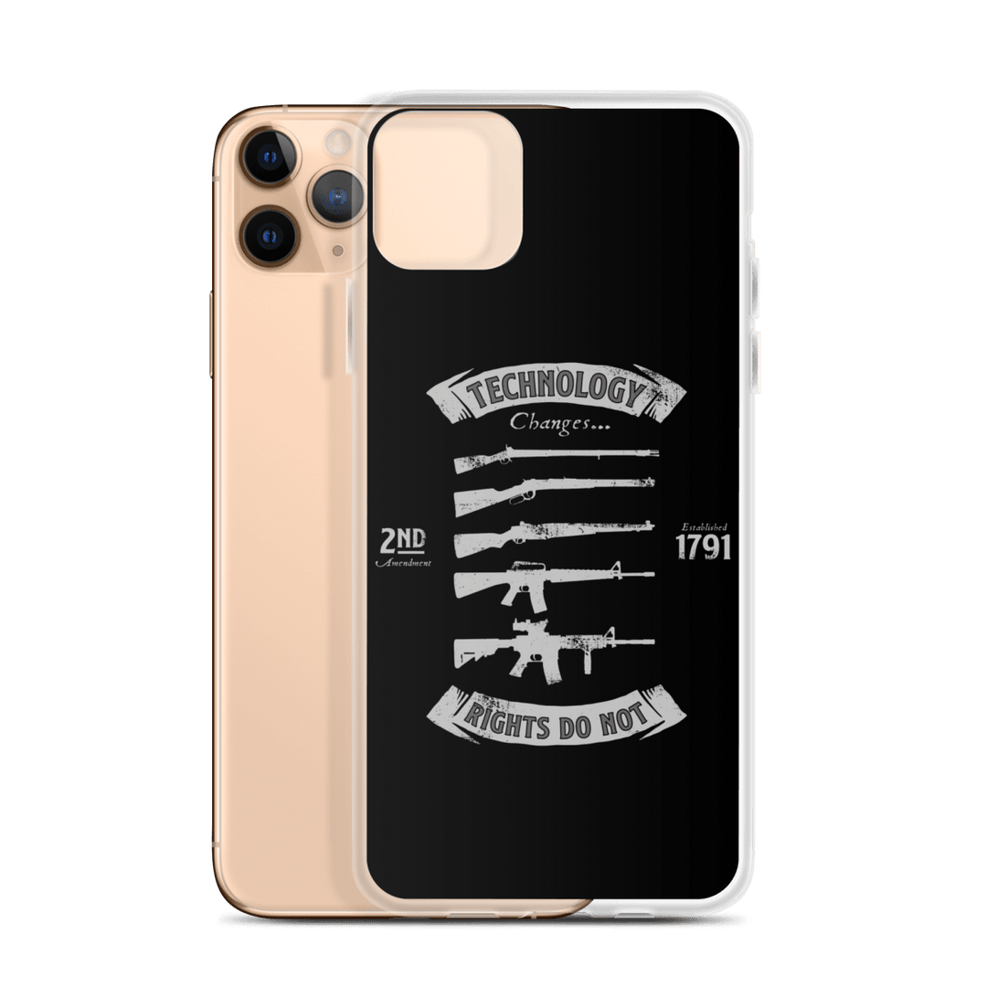 Technology Changes iPhone Case - 1776 United