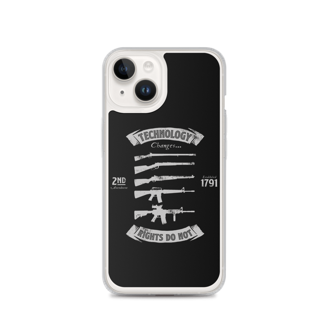 Technology Changes iPhone Case - 1776 United