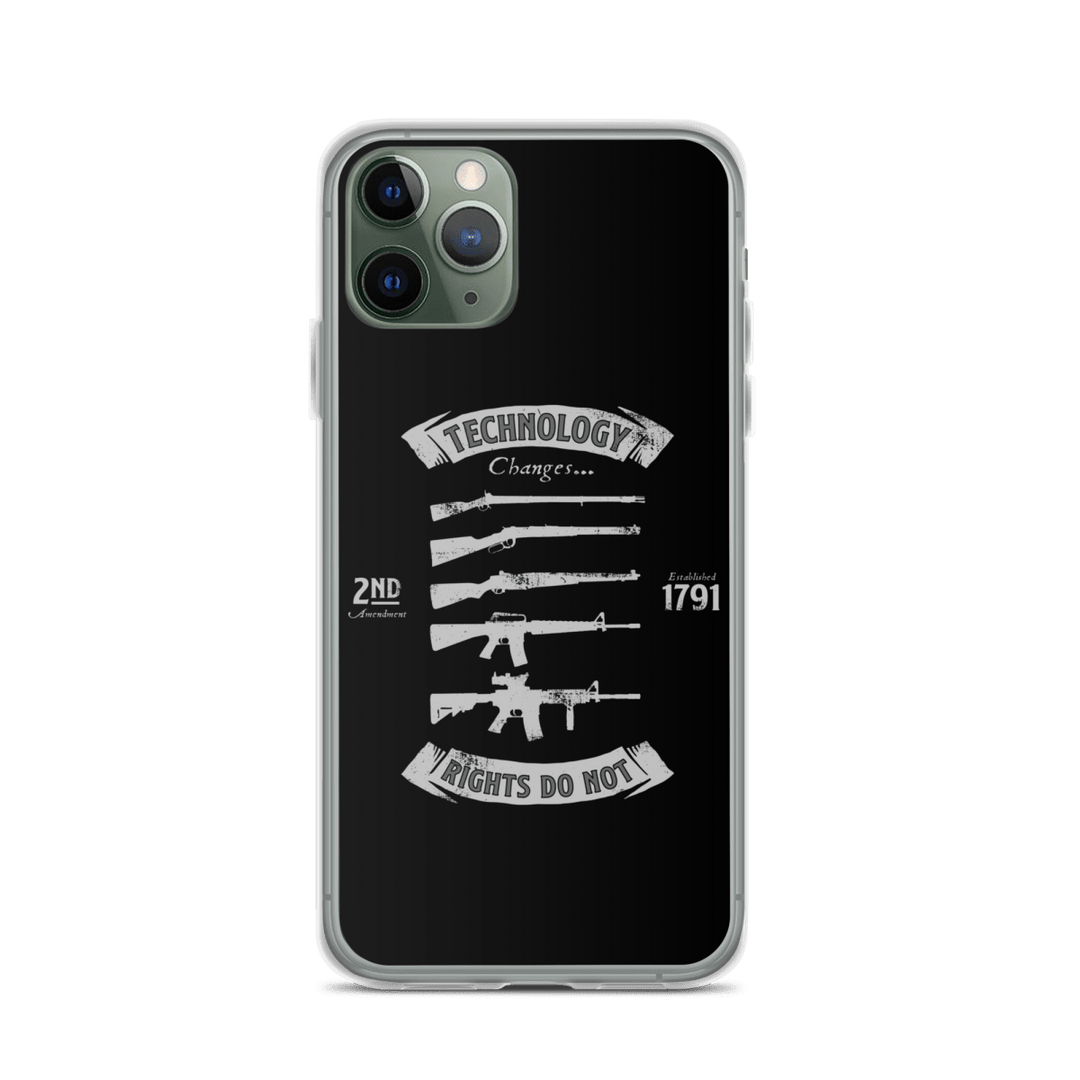 Technology Changes iPhone Case - 1776 United