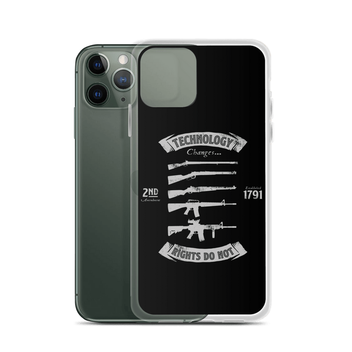 Technology Changes iPhone Case - 1776 United