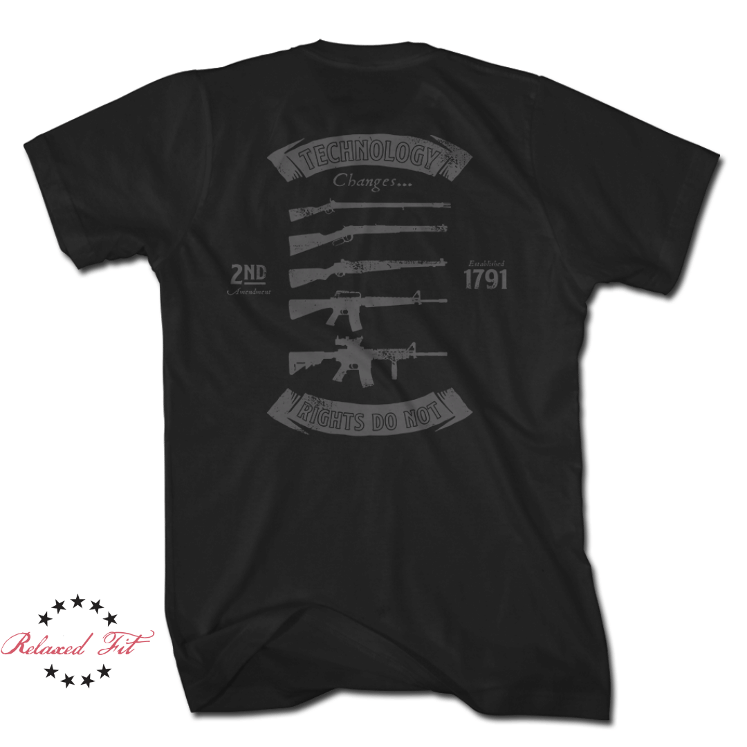 Technology Changes, Rights Do Not - Blacked Out (LIMITED) - Women's Relaxed Fit - 1776 United