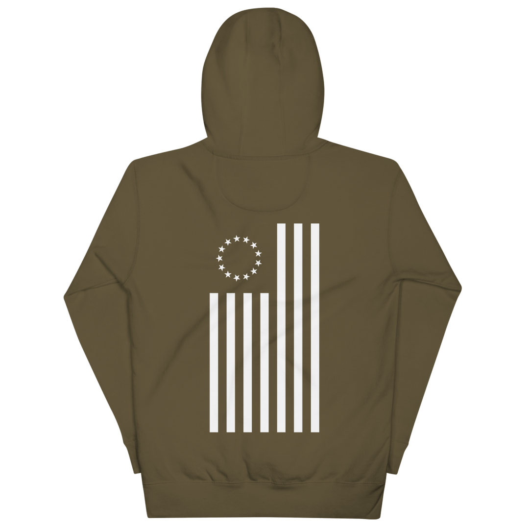 The Betsy Ross Flag Hoodie - 1776 United