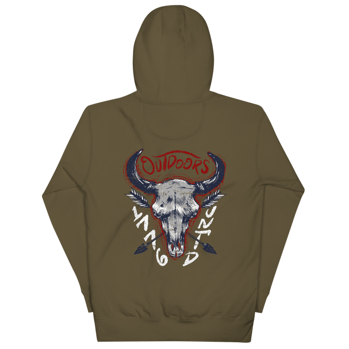 The Bison Skull Hoodie - 1776 United