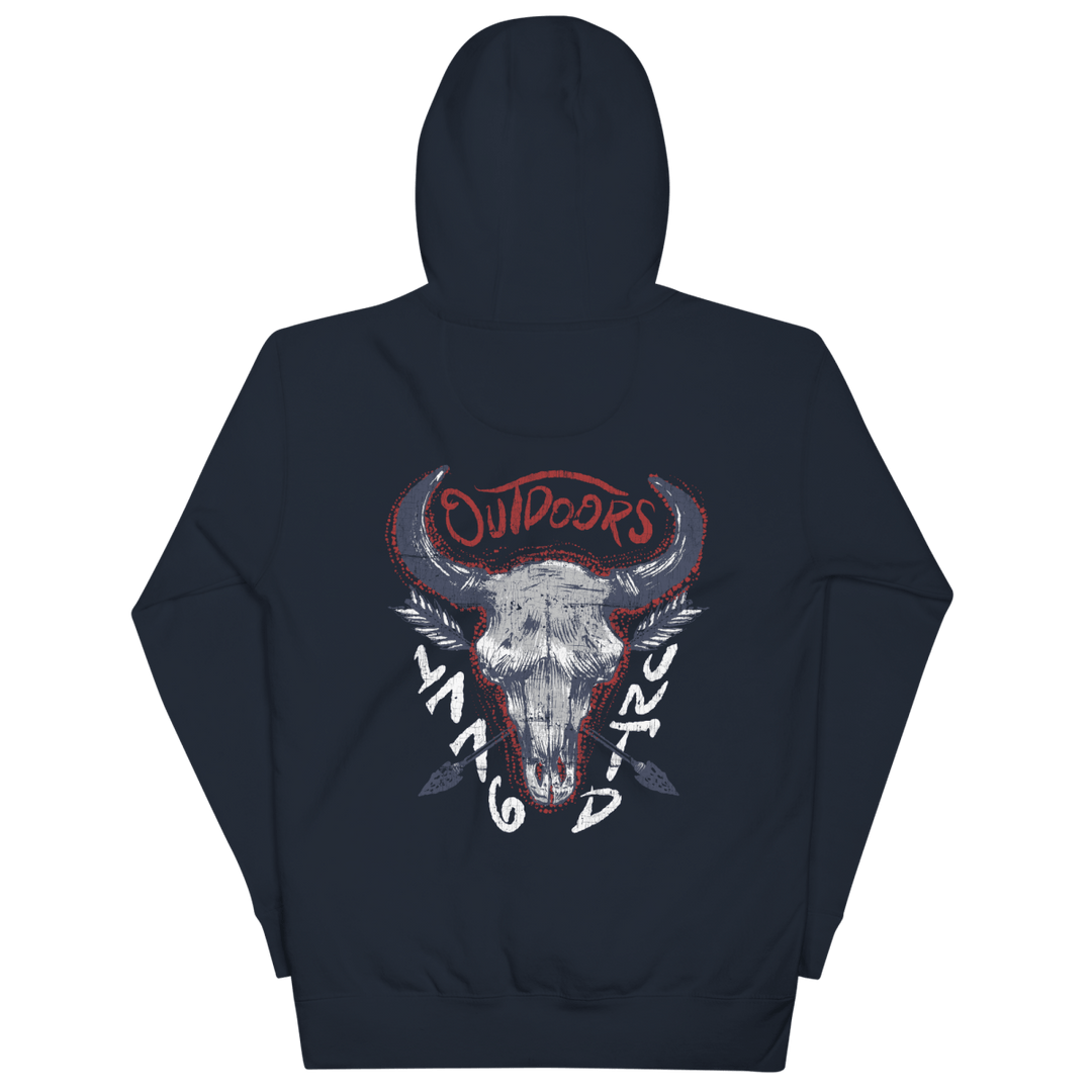 The Bison Skull Hoodie - 1776 United