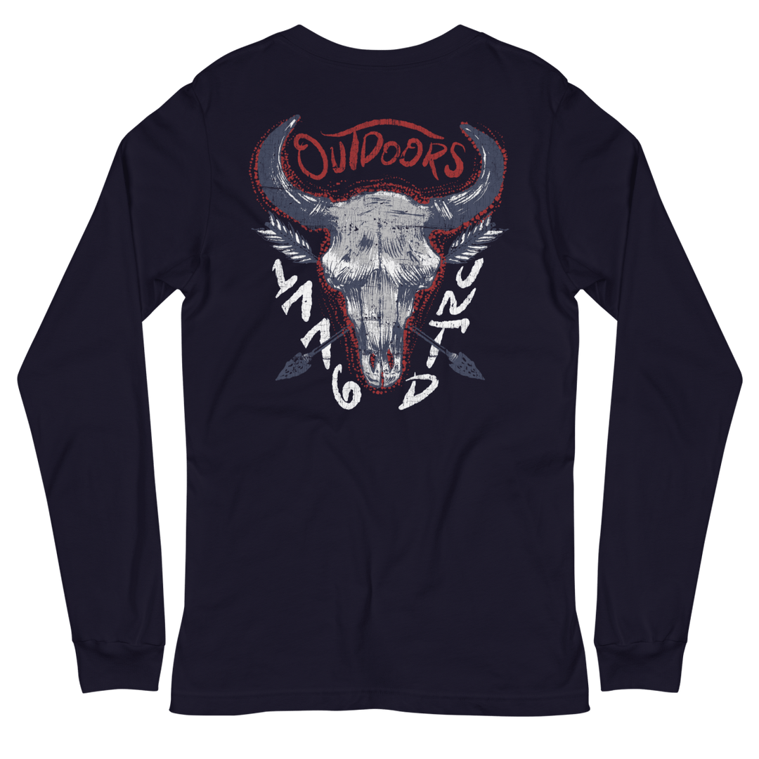 The Bison Skull Long Sleeve Tee - 1776 United