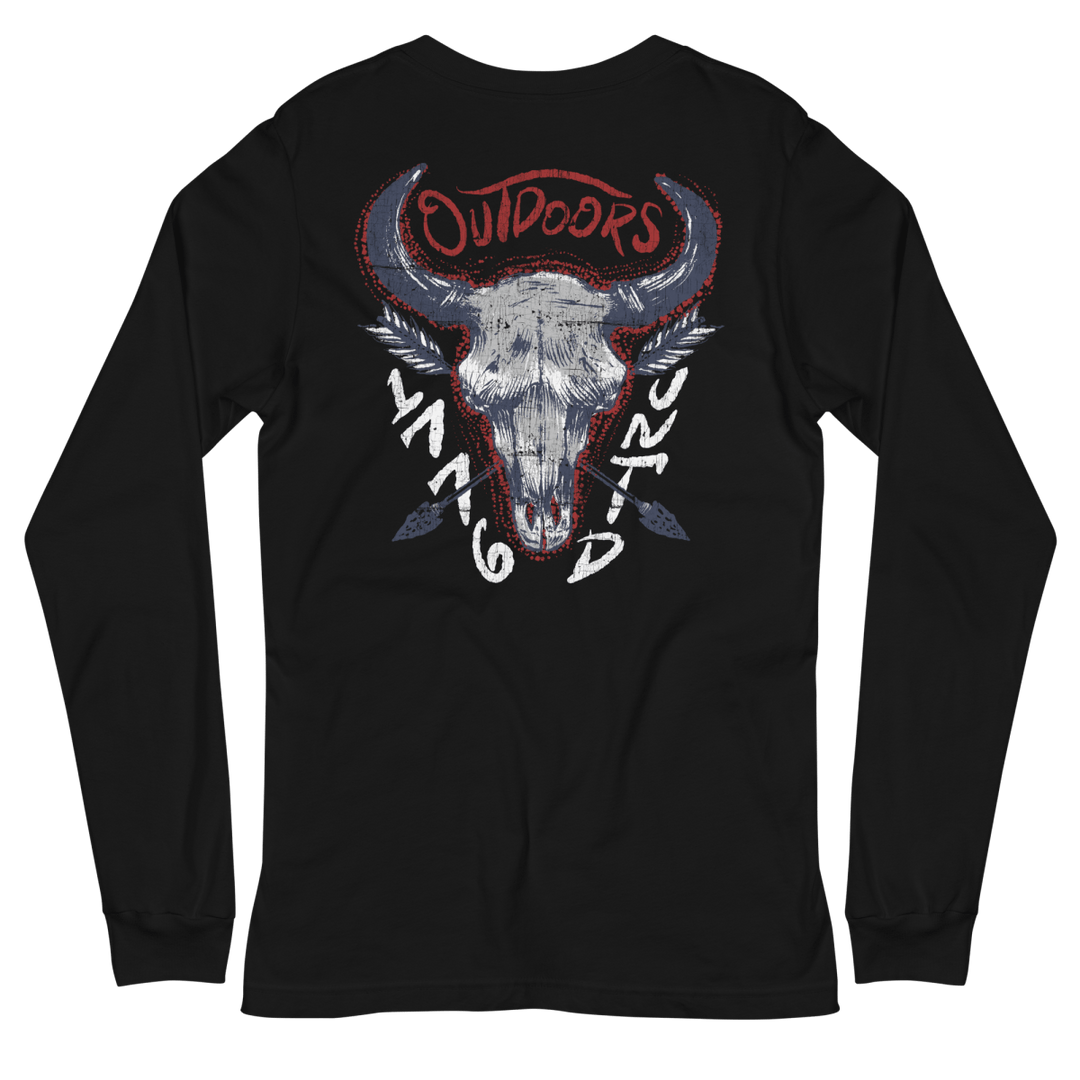 The Bison Skull Long Sleeve Tee - 1776 United