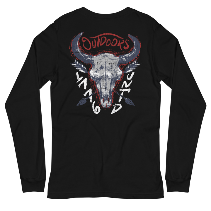 The Bison Skull Long Sleeve Tee - 1776 United