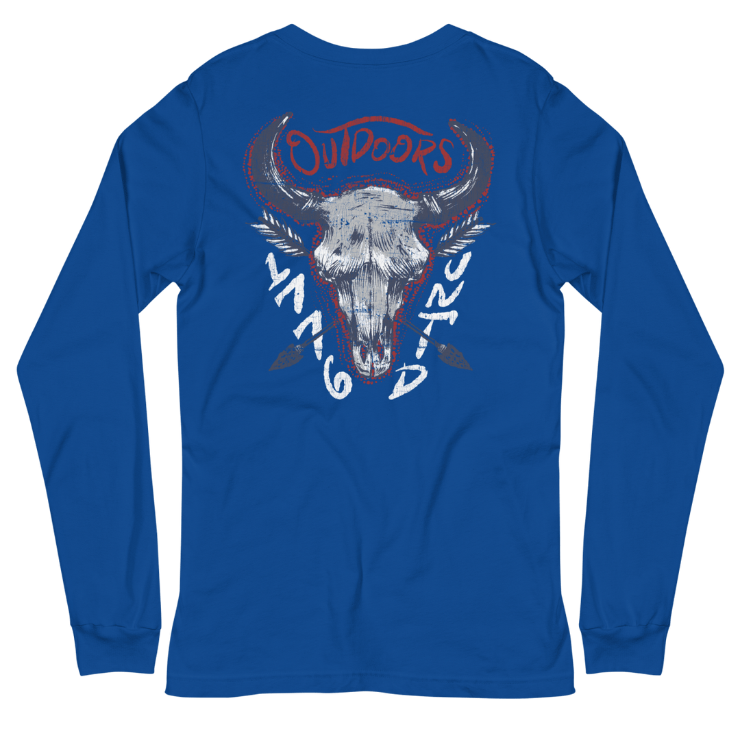 The Bison Skull Long Sleeve Tee - 1776 United