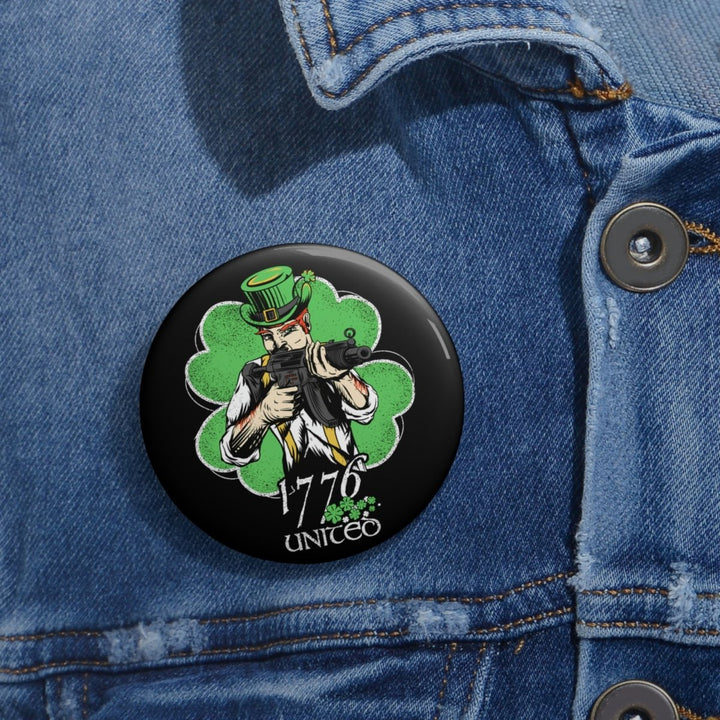 The Loaded Leprechaun Button - 1776 United