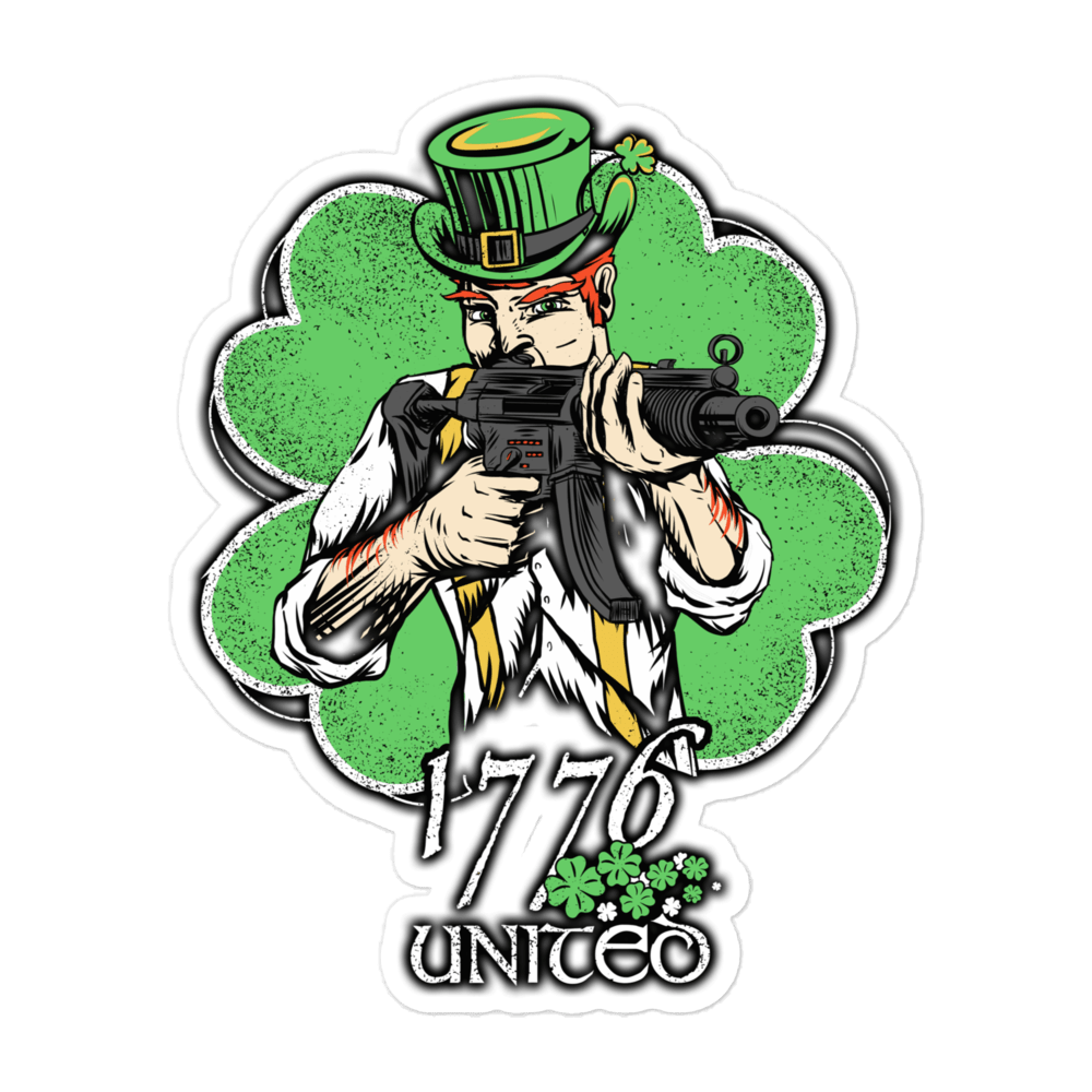 The Loaded Leprechaun Sticker - 1776 United