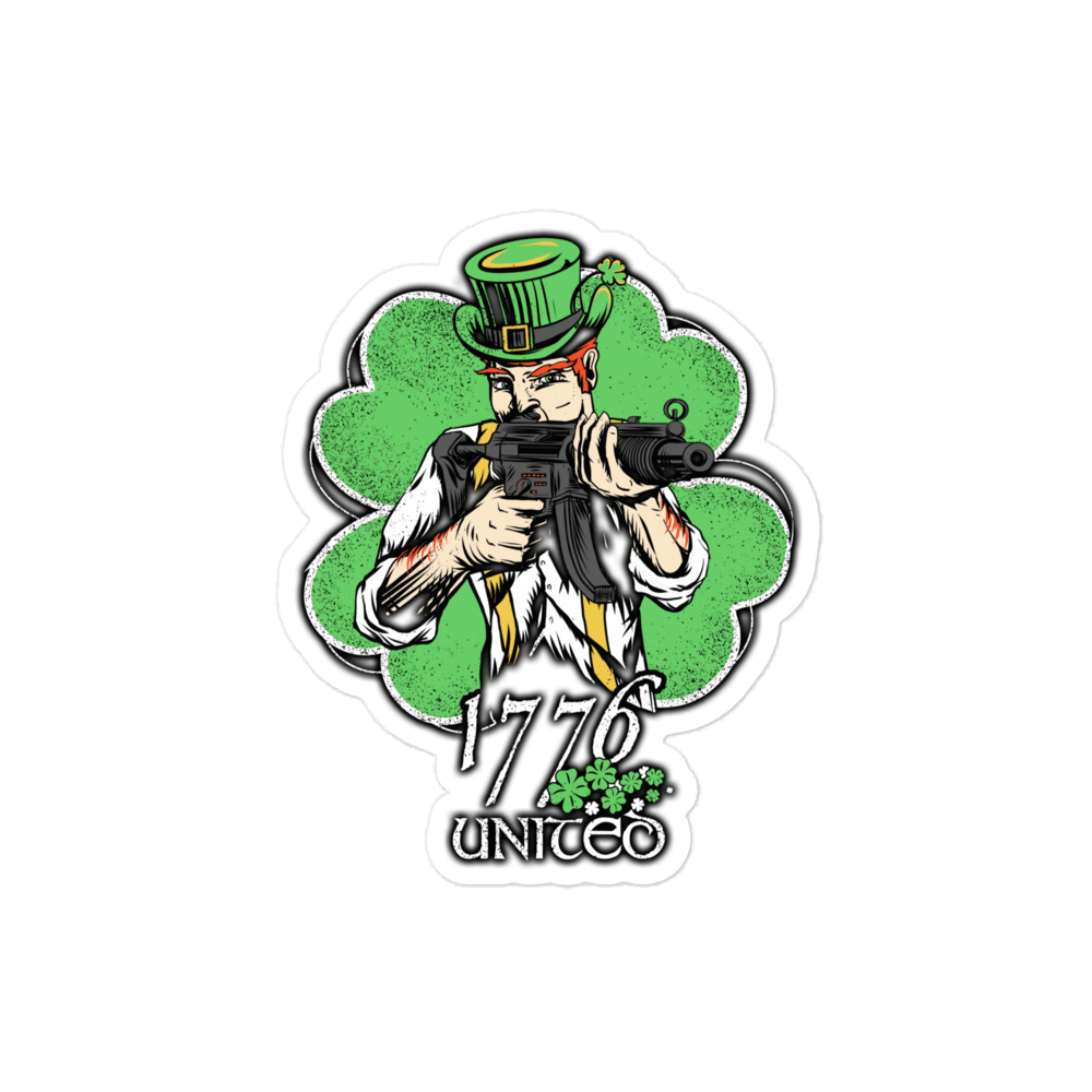 The Loaded Leprechaun Sticker - 1776 United