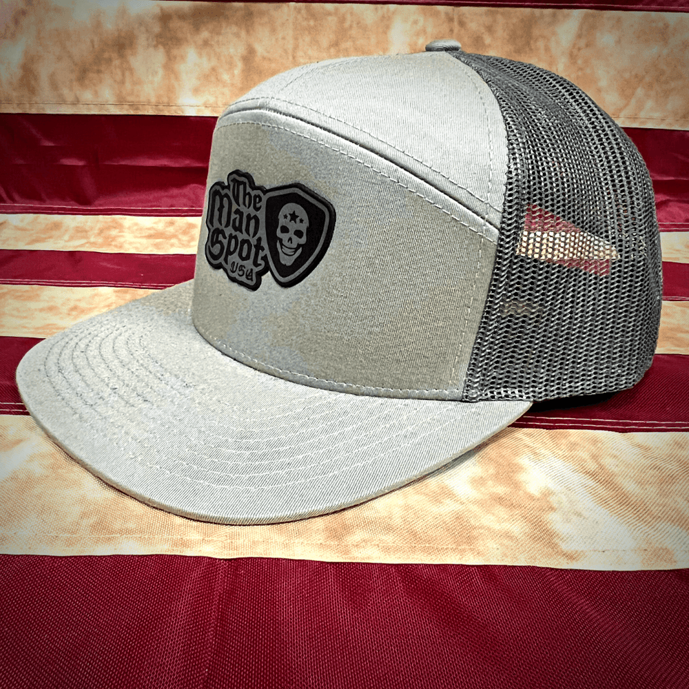 The Man Spot Leather Patch Flat Bill Snapback (Limited) - 1776 United