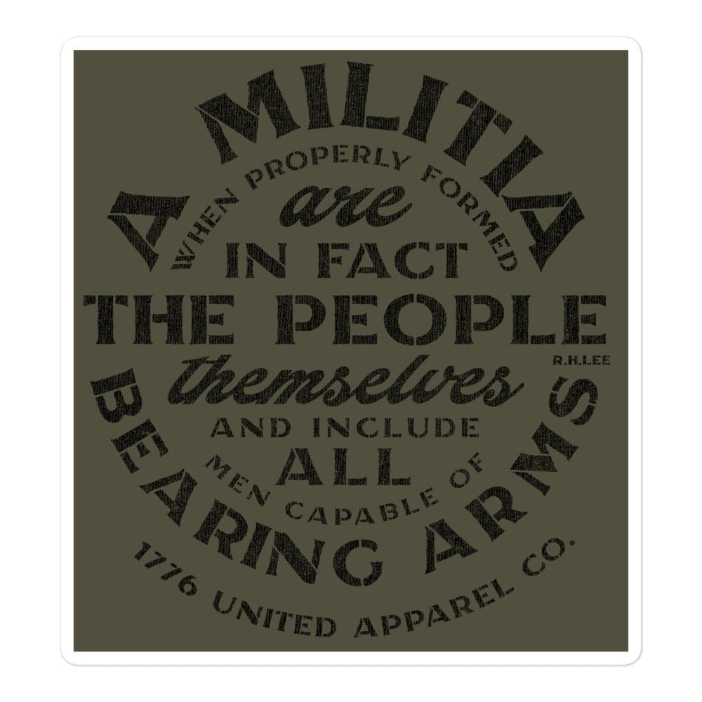 The Militia Sticker - 1776 United